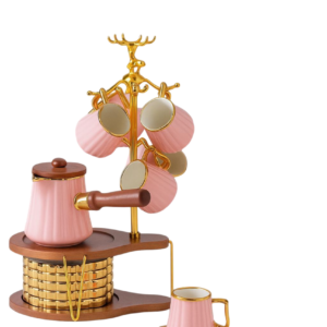 طقم قهوة غزاله بلكنكه والطبق