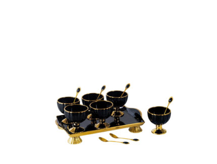 Jelly set with tray and spoon, 13 pieces