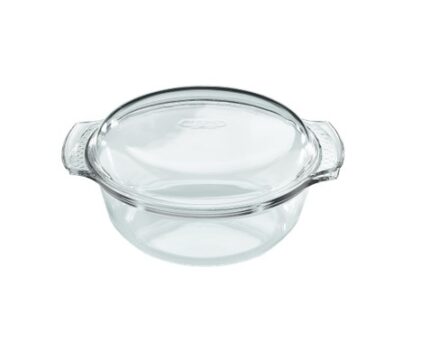 Round pot, 4.8 liters, with lid in box