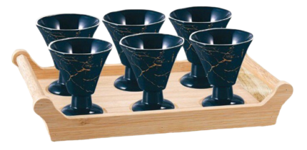Jelly set in a tray