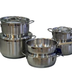 Korkmaz 11-piece stainless steel set