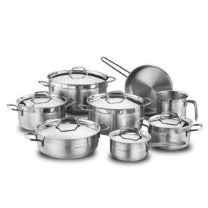 Korkmaz 14-piece stainless steel set