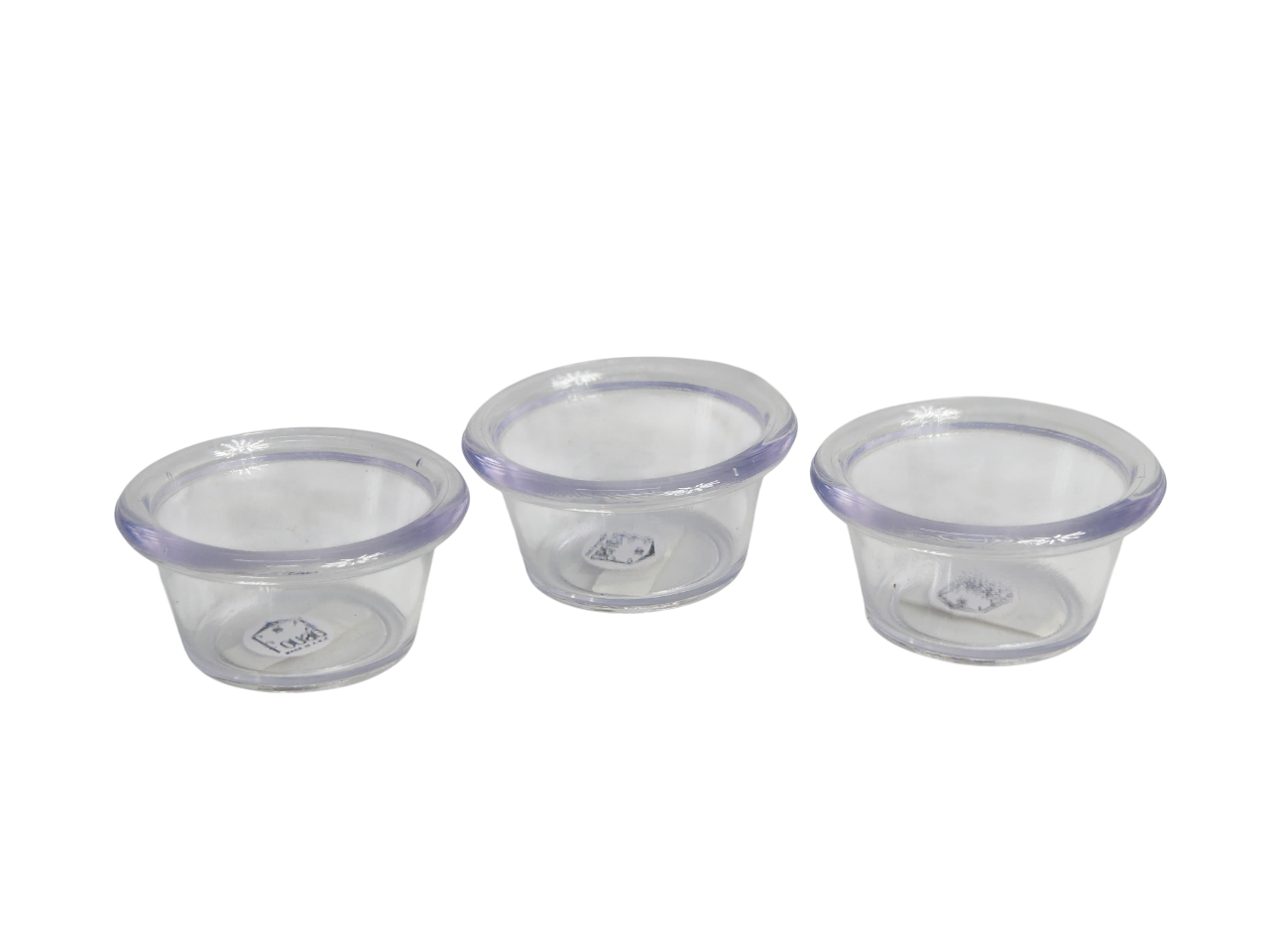 small acrylic cup, plain sauce