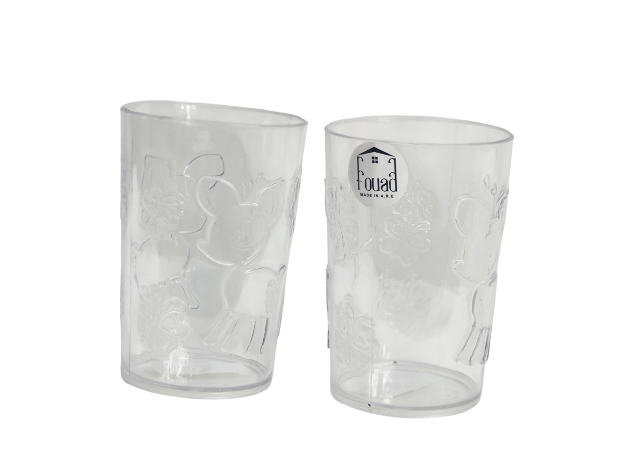 Acrylic baby cup, 2 pieces