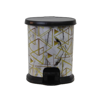 Trash bin with drawing, size 3