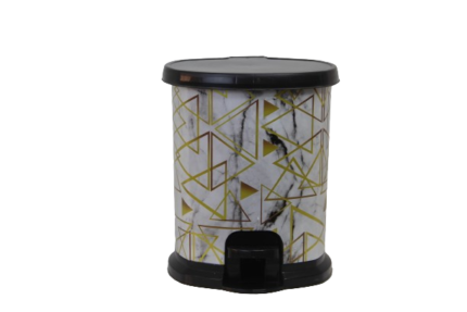 Trash bin with drawing, size 3