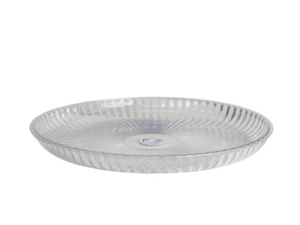 Large round acrylic tray