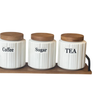 3-in-1 Ribbed Spice Set with Stand