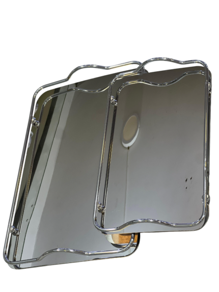 Rectangular/Square Mirrored Serving Tray Set