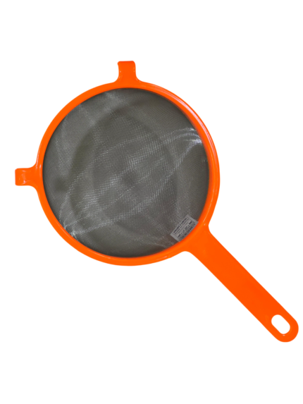 Large plastic strainer with handle