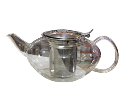 Double glass tea kettle 800ml  with strainer