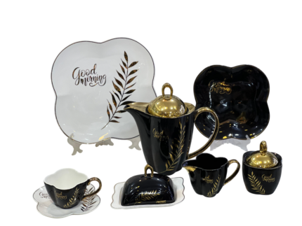 Tea and cake set, 26 pieces