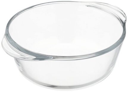 Round/square bowl with medium handles