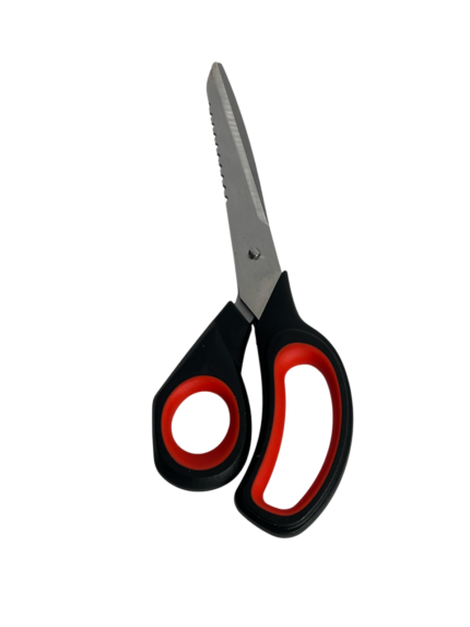 large serrated scissors