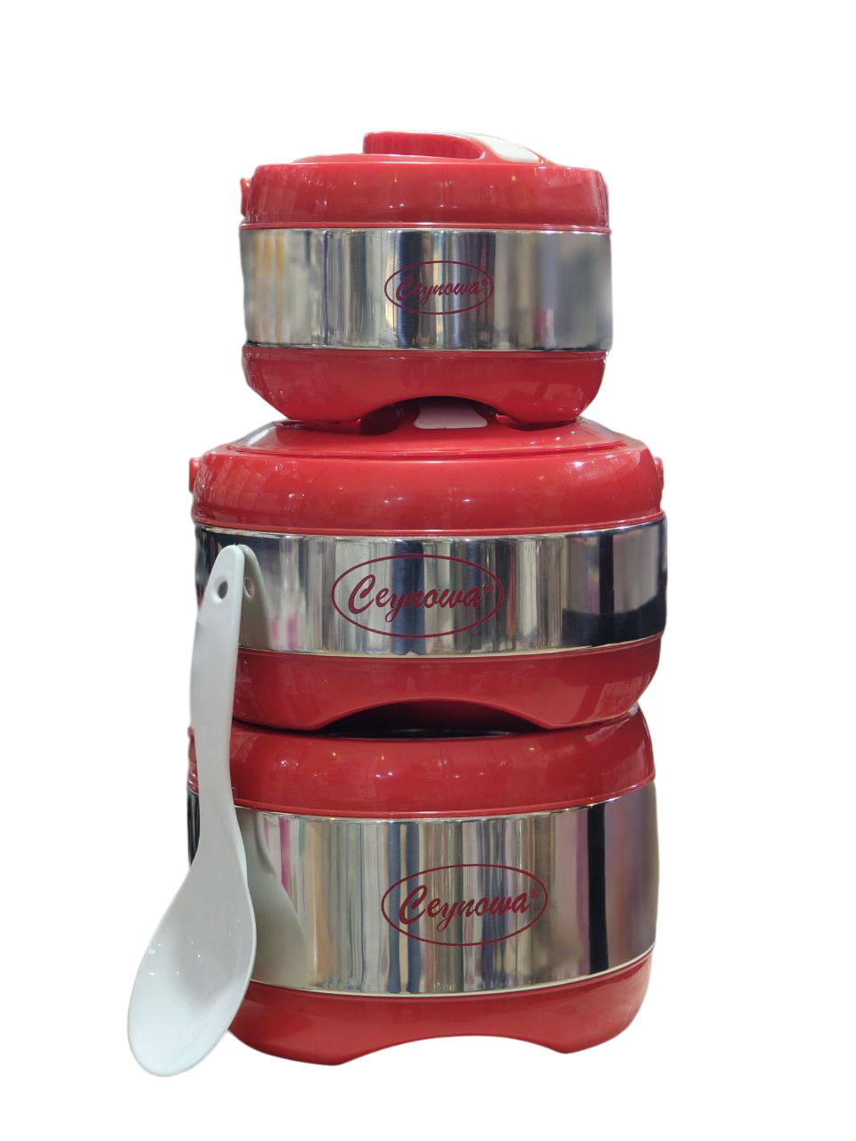 3-piece stainless steel food storage set
