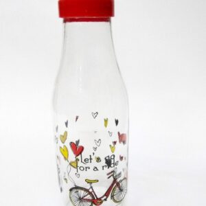 Glass, printed rose cover