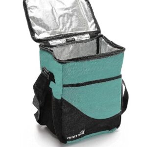 شنطة حافظه طعام حجم متوسط قابله للطي، 10 لتر مقاس 17*20*31 سم الوان