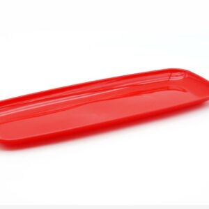 طبق تقديم بلاستيك مستطيل ، 6.5* 17.5