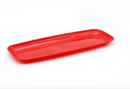 Rectangular plastic serving dish, 6.5*17.5
