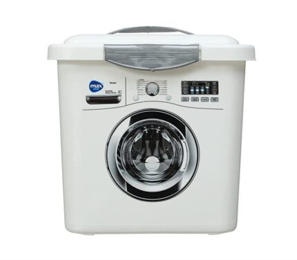 Washing powder box, silver