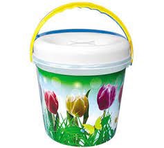 13-liter bucket with decoration