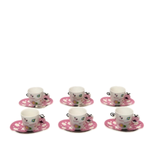 Coffee, in a saucer, shapes