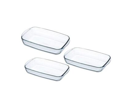 French casserole dish, 3 pieces