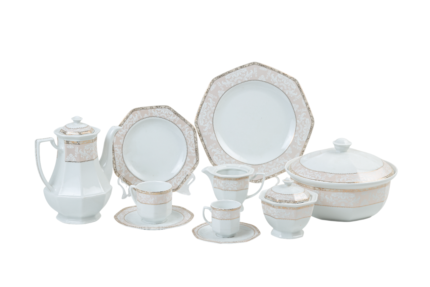 Set, Chinese, Octagonal, 72 pieces, Victoria