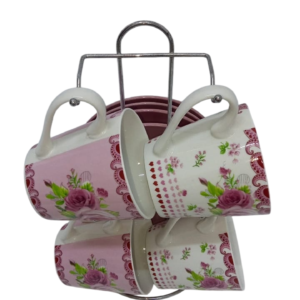 مج ، كبير ، 4 قطع ، كلاسيك ، على ، ستاند