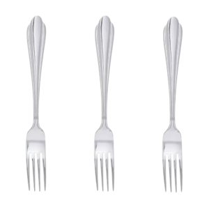 Fork, eating, 6 pieces, stainless steel