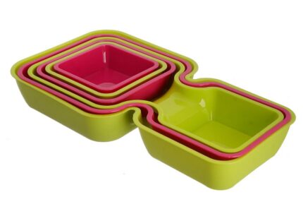 Snack plate, 6 pieces