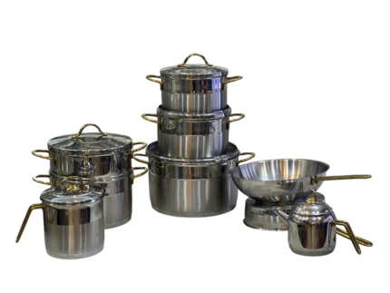 Steel set, 15 pieces