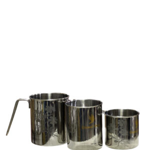 طقم كوز منقوش 3ق لوكس