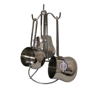 طقم كنك استيل على حامل