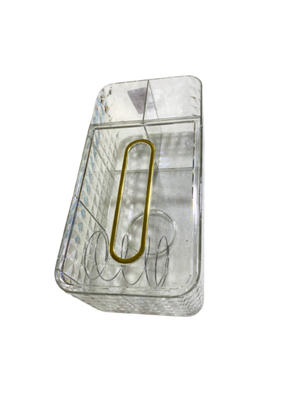 Acrylic tissue box