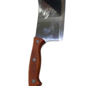 wooden handle cleaver