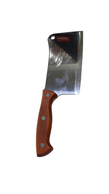 wooden handle cleaver