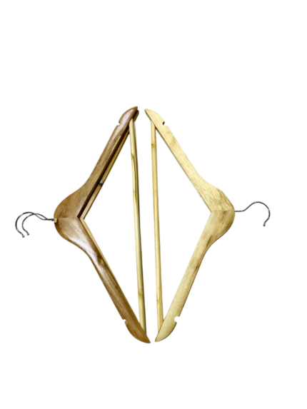 3-piece wooden hanger set