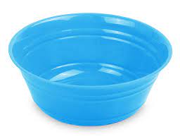 بولة طعام، مستديرة بلاستيك الوان حجم متوسط