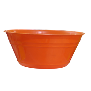 بولة طعام مستديرة، بلاستيك الوان كبيرة