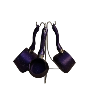 Granite coffee pot set, on a stand