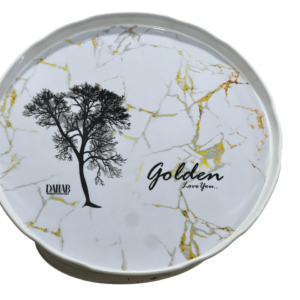 Dinner tray, round heel