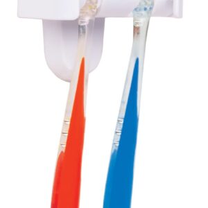 حامل فرشاة اسنان، ابيض