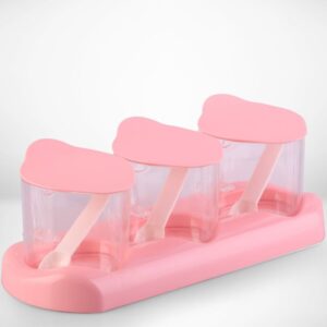 Three-piece spice set with base