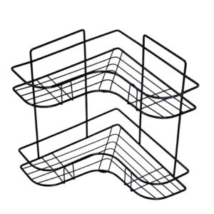 Heavy-duty corner bathroom unit, 2 floors