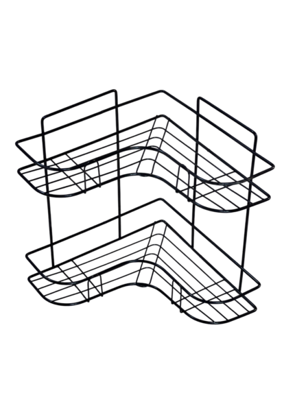 Heavy-duty corner bathroom unit, 2 floors