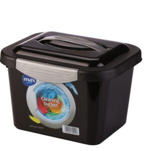 Small colored powder container