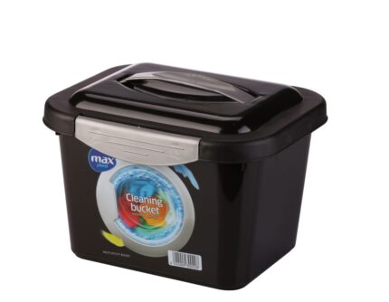 Small colored powder container