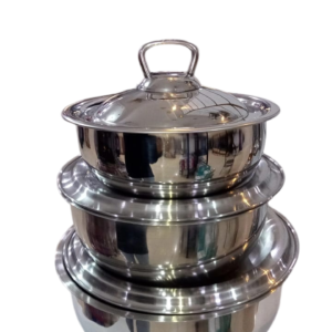 3-piece stainless steel refrigerator set