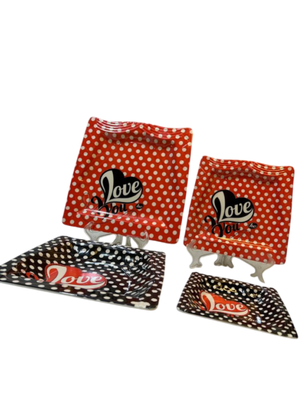 Melamine curtain set, 38 pieces